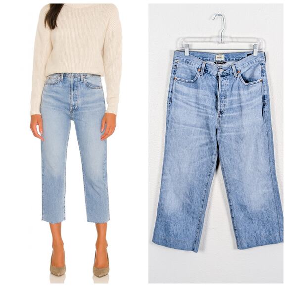 Citizens of Humanity Premium Vintage cropped Annina Trouser Jeans sz 28 - Picture 1 of 14